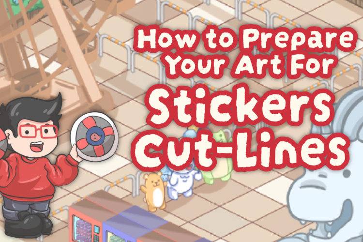 How to Prepare Kiss-Cut / DiE-Cut line for Stickers