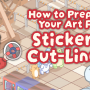 How to Prepare Kiss-Cut / DiE-Cut line for Stickers