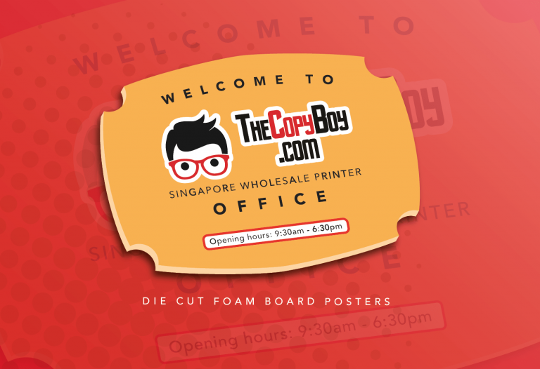 Die Cut (Custom Shape) Foam Board Posters – The Copy Boy