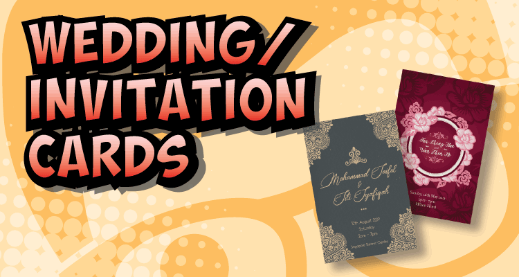 Product Breakdown: Wedding/ Event invitation cards